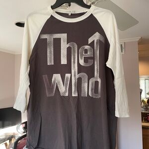 The Who - Rock Band- Raglan Shirt By Junk Food - Size M
